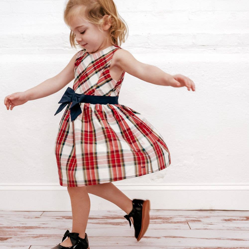 Vivienne Dress in Red Tartan