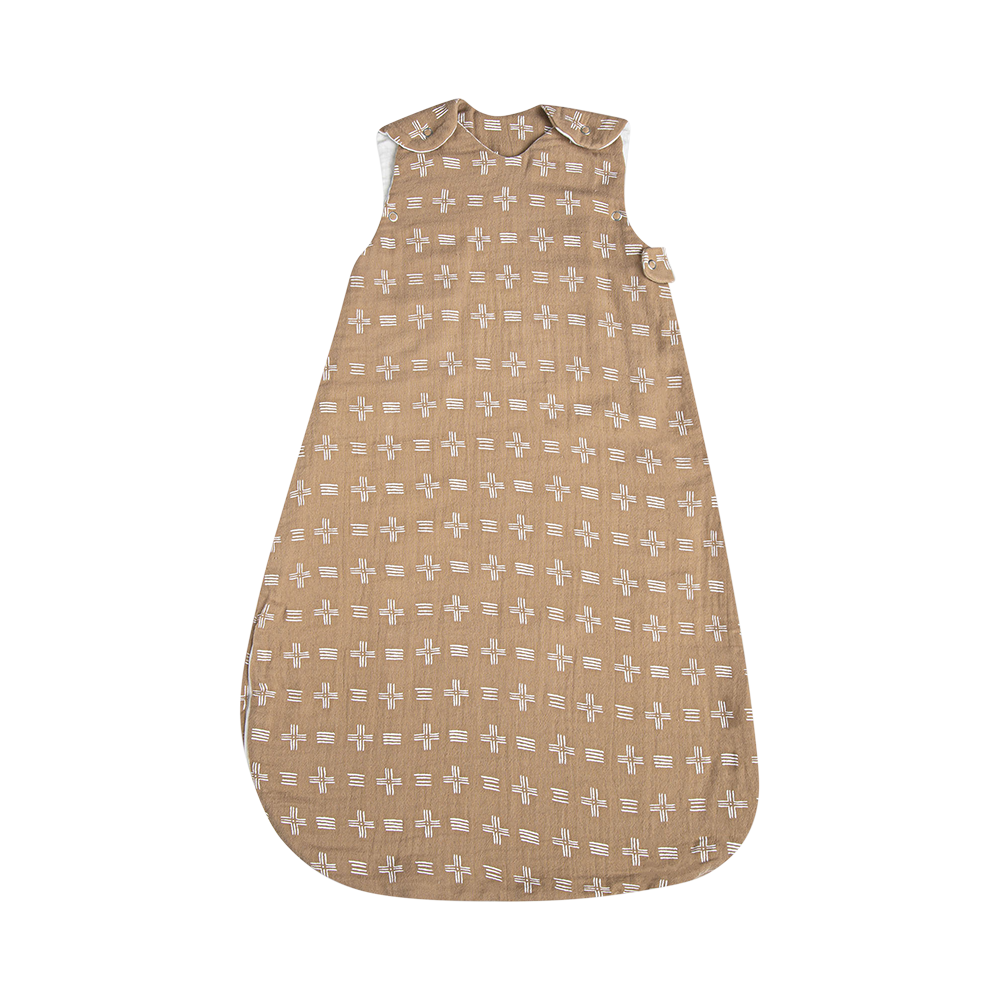 Crane Baby - Ezra Wearable Blanket 0-9Mo. (Muslin Copper Dash)