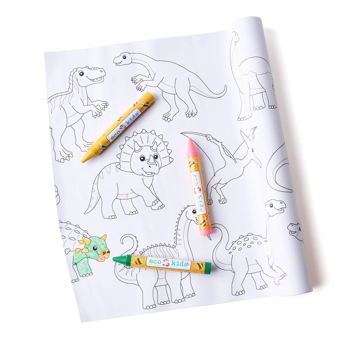 eco-kids / elseware unplug - Coloring scroll dinosaur - case