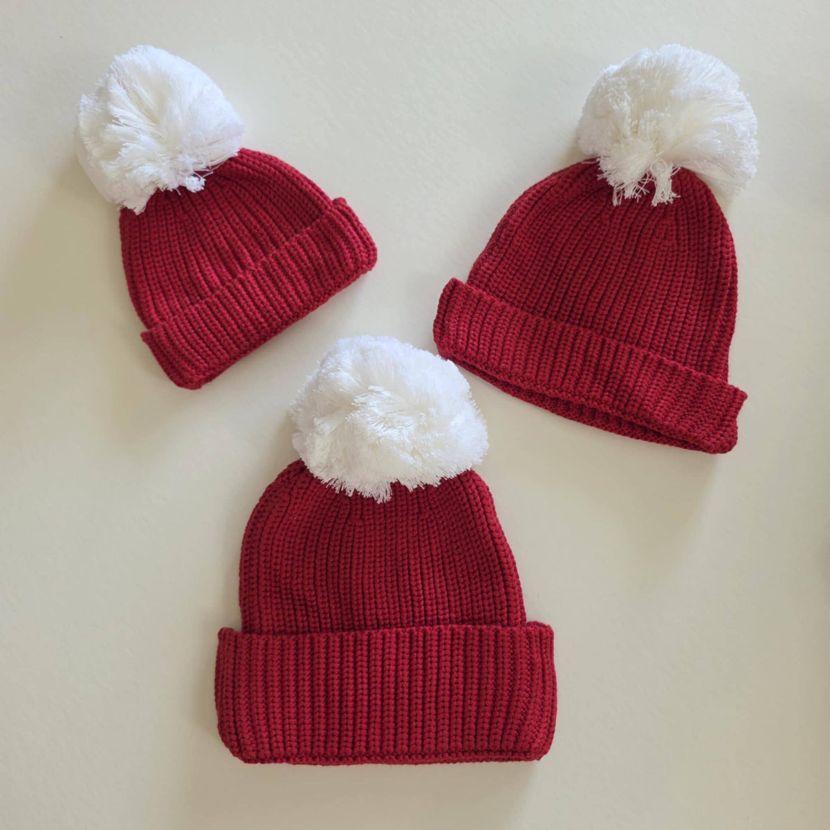 CG Lane Co - BABY BEANIE - RED