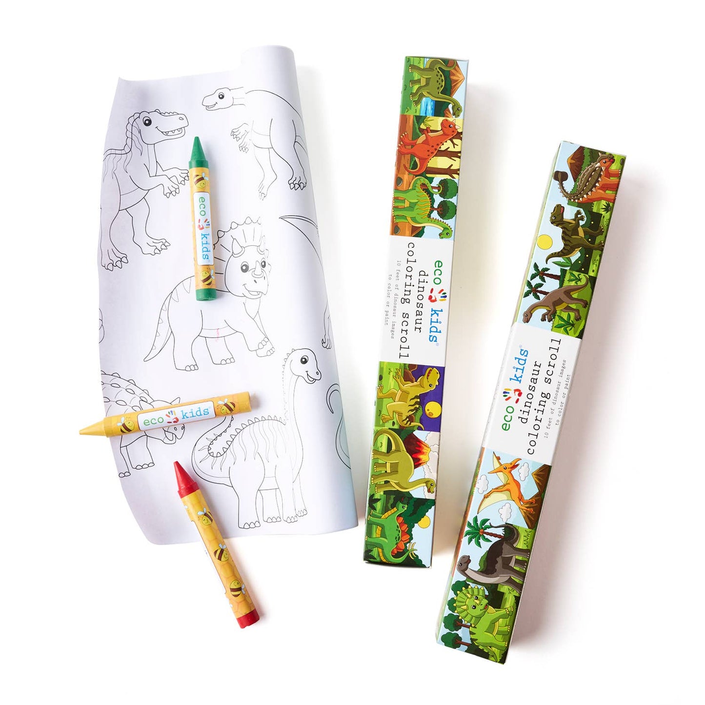 eco-kids / elseware unplug - Coloring scroll dinosaur - case