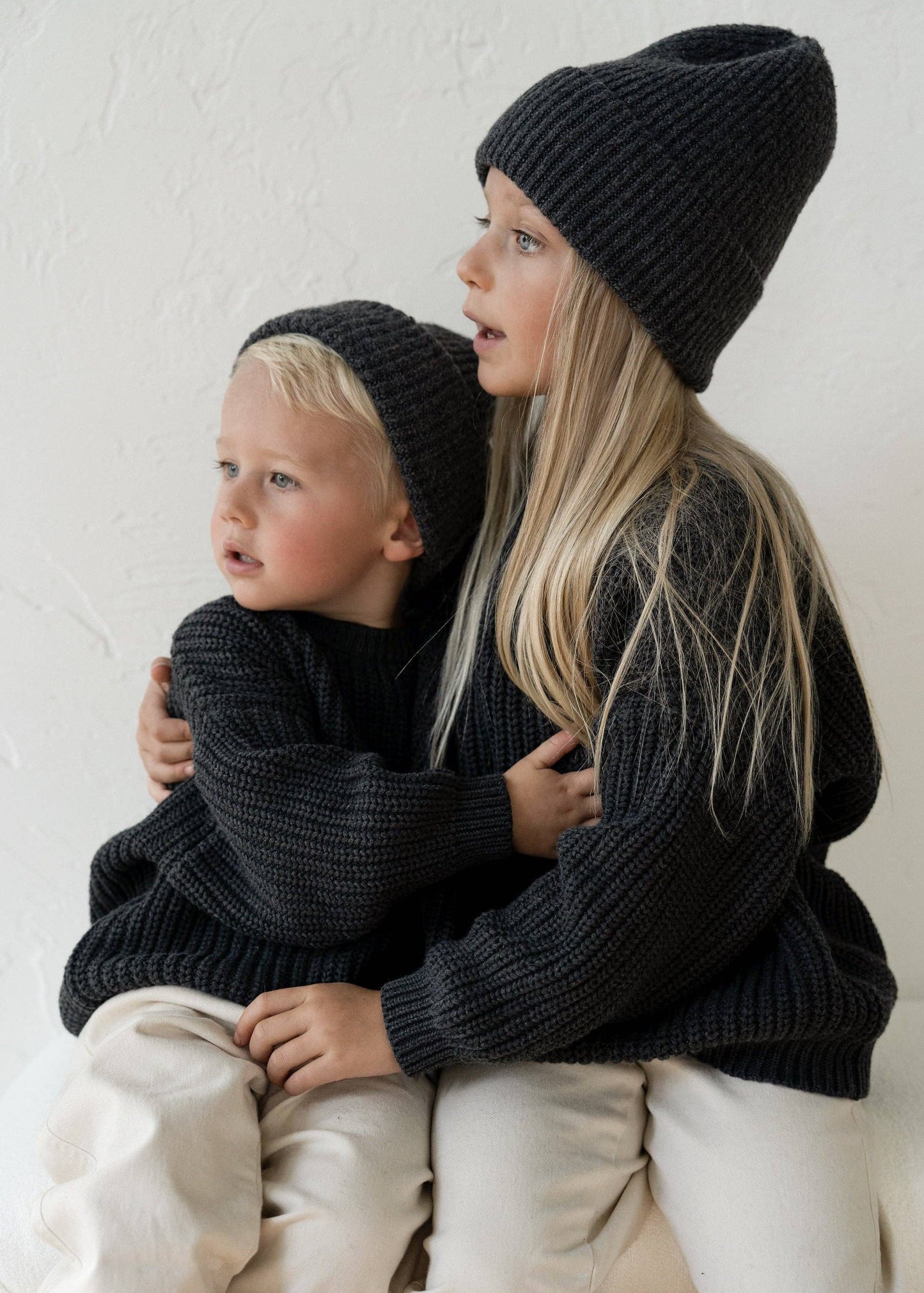 Oat Children - ‘Obsidian’ Chunky Knit Sweater