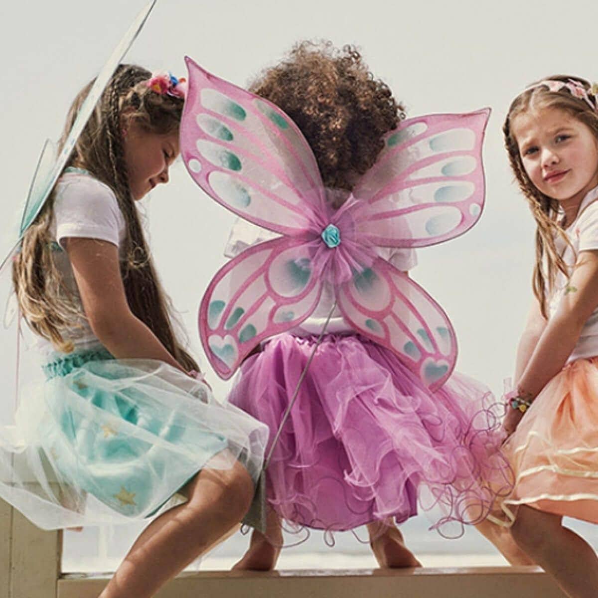 Speedy Monkey - Angelina Fairy Costume Skirt and Wings Set (mint green)3-5ys