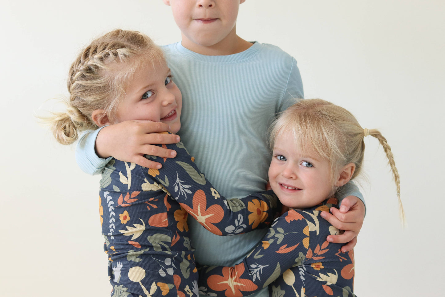 Honeycomb Goods - Dark Floral Two-Piece Pajamas
