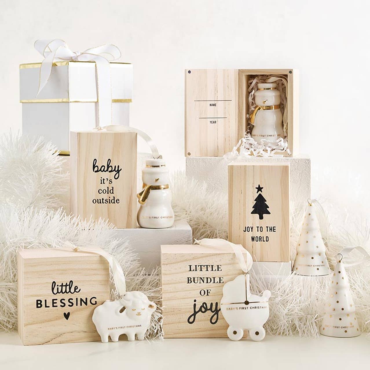 Stephan Baby by Creative Brands - Baby's First Christmas Ornament - Christmas Tree