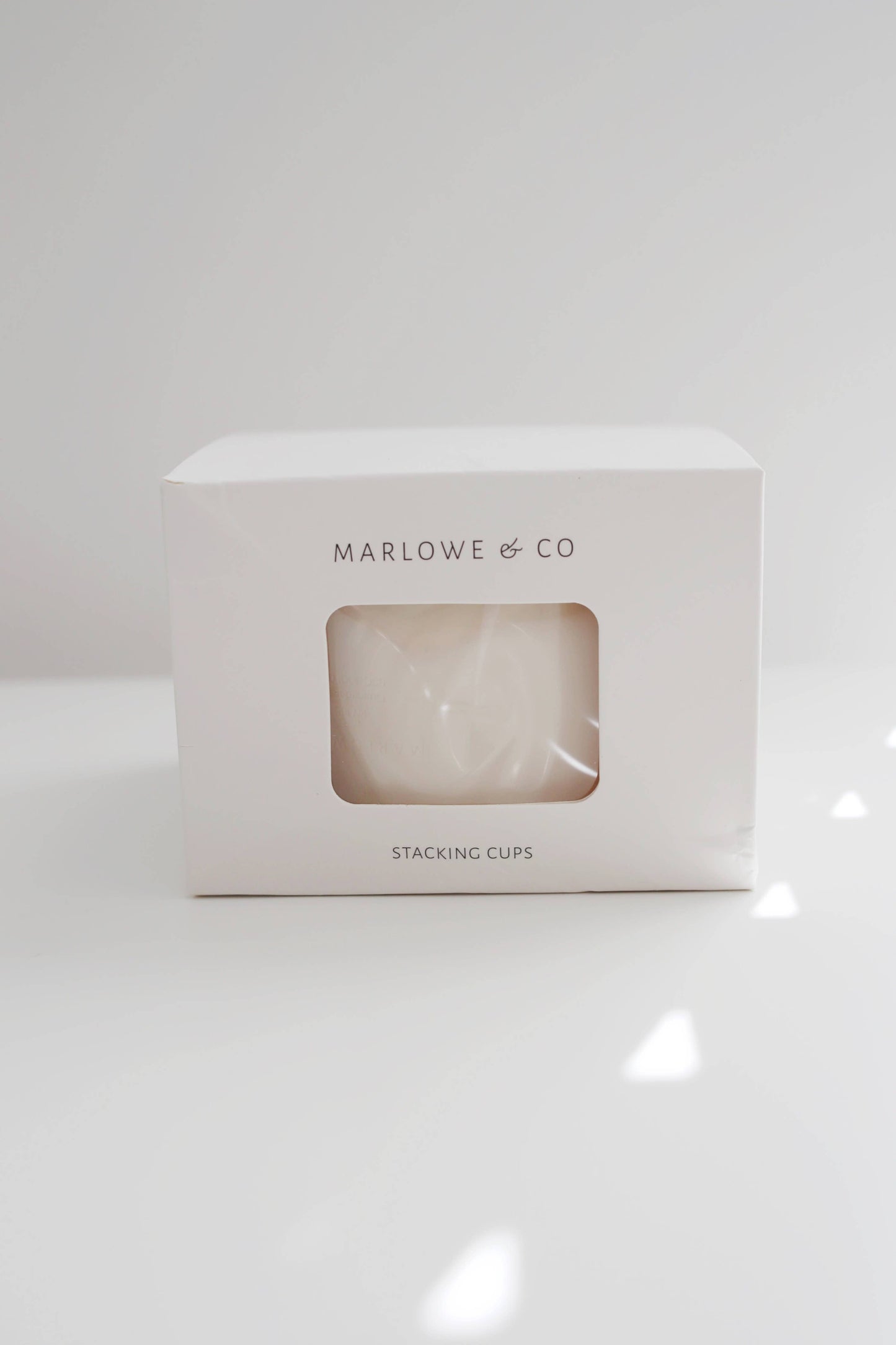 Marlowe & Co - Classic Silicone Stacking Nesting Cups