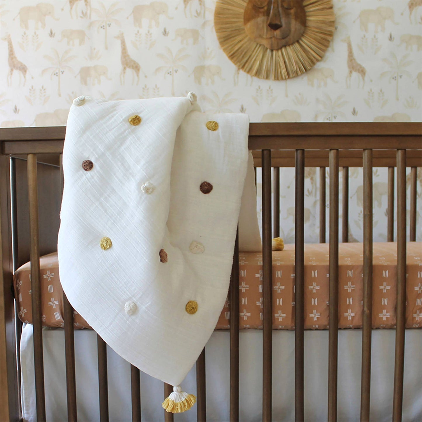 Crane Baby - Kendi Pom Pom Blanket