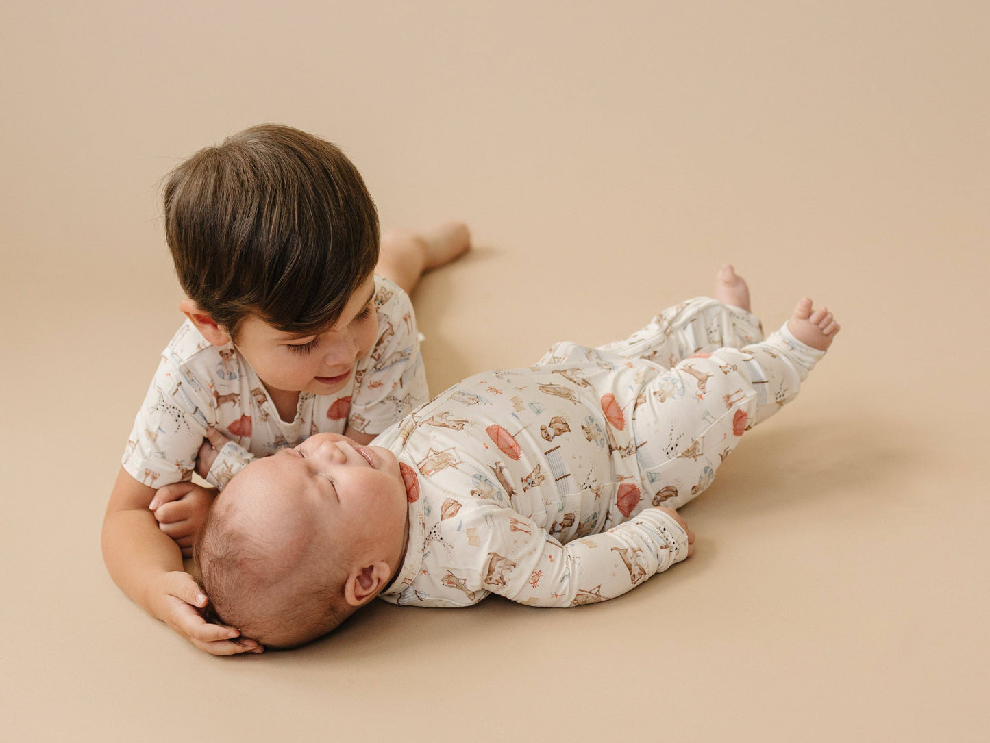 Little Joy Co. - Beach Pawty Bamboo Zippy Pajamas