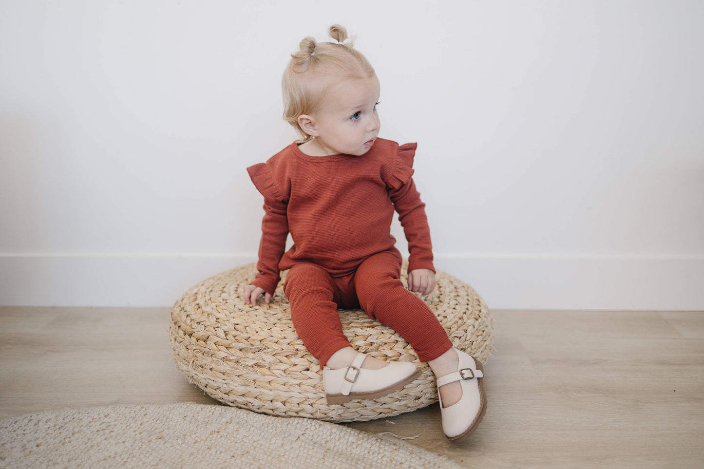 Henry Drew Collection - Ruffle Long Sleeve | Barn Red
