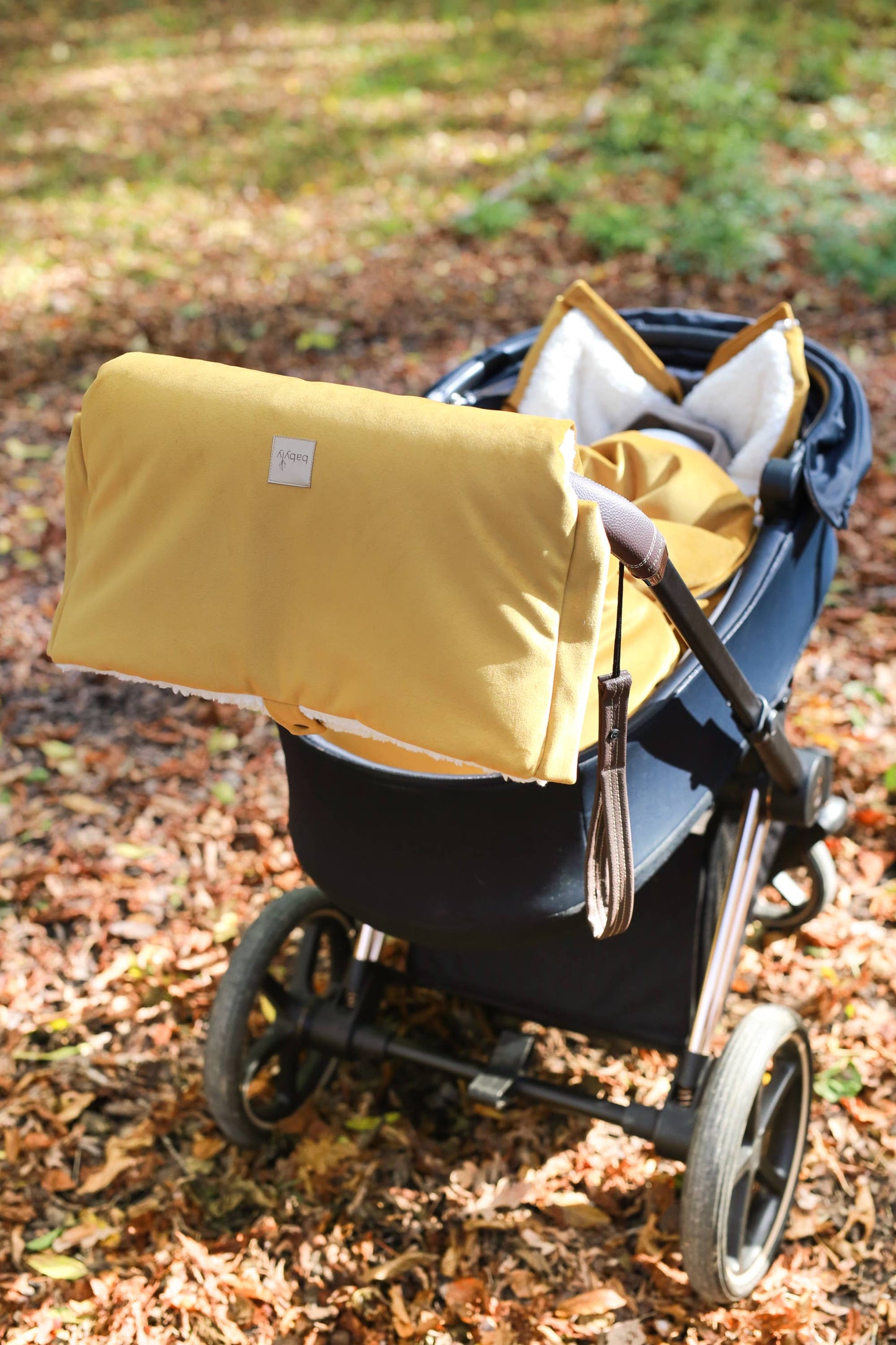 BABYLY - Waterproof velvet muff (hand warmer)/ stroller gloves