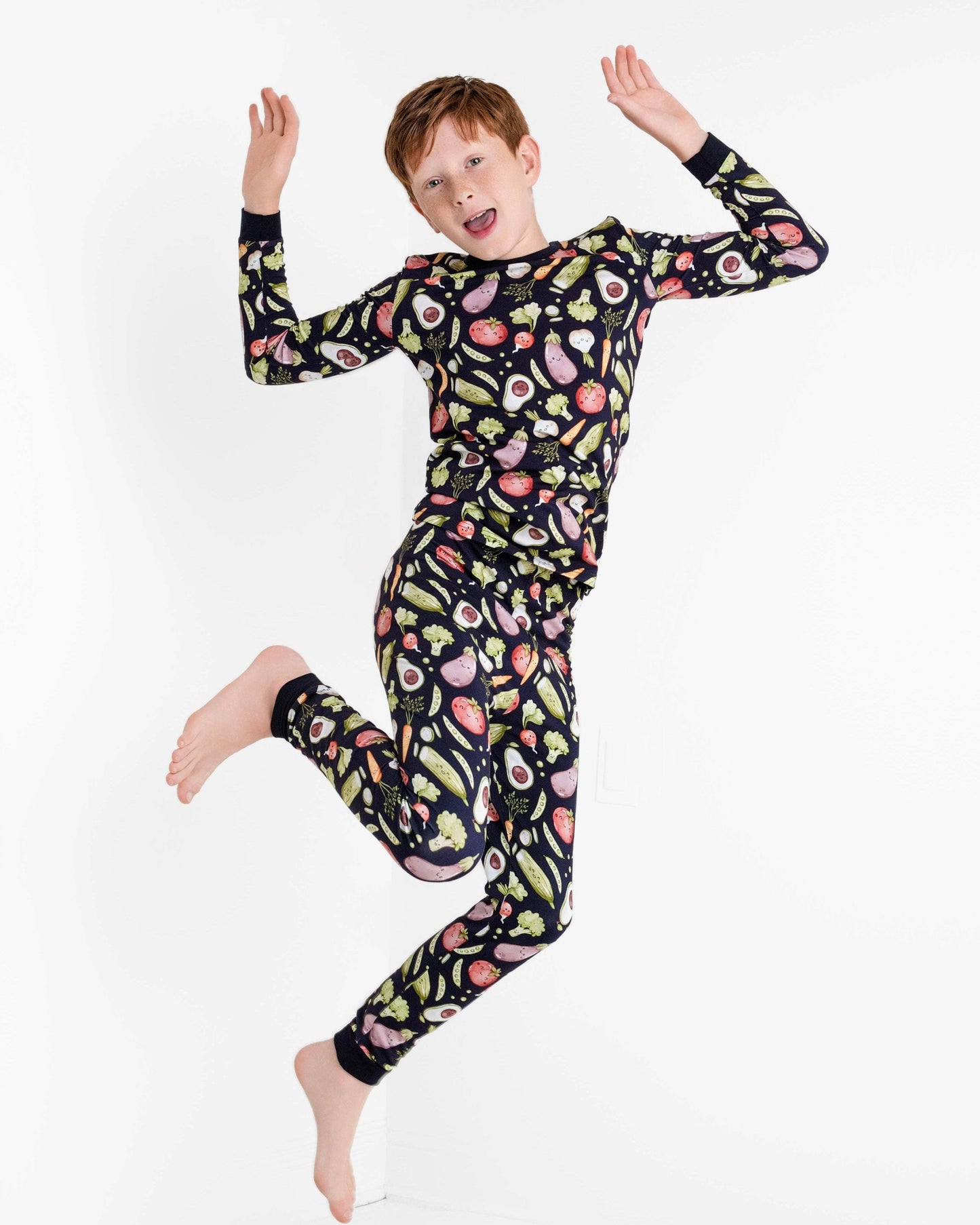 Jammie Session Jammies - Love You Veggie Much Long Sleeve PJ's