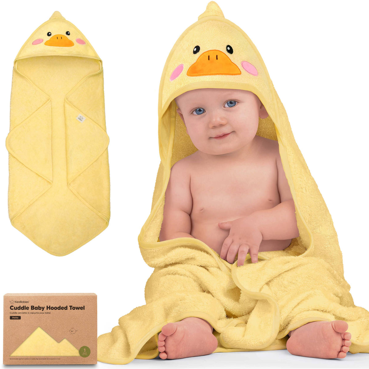 KeaBabies - KeaBabies Cuddle Baby Hooded Towel