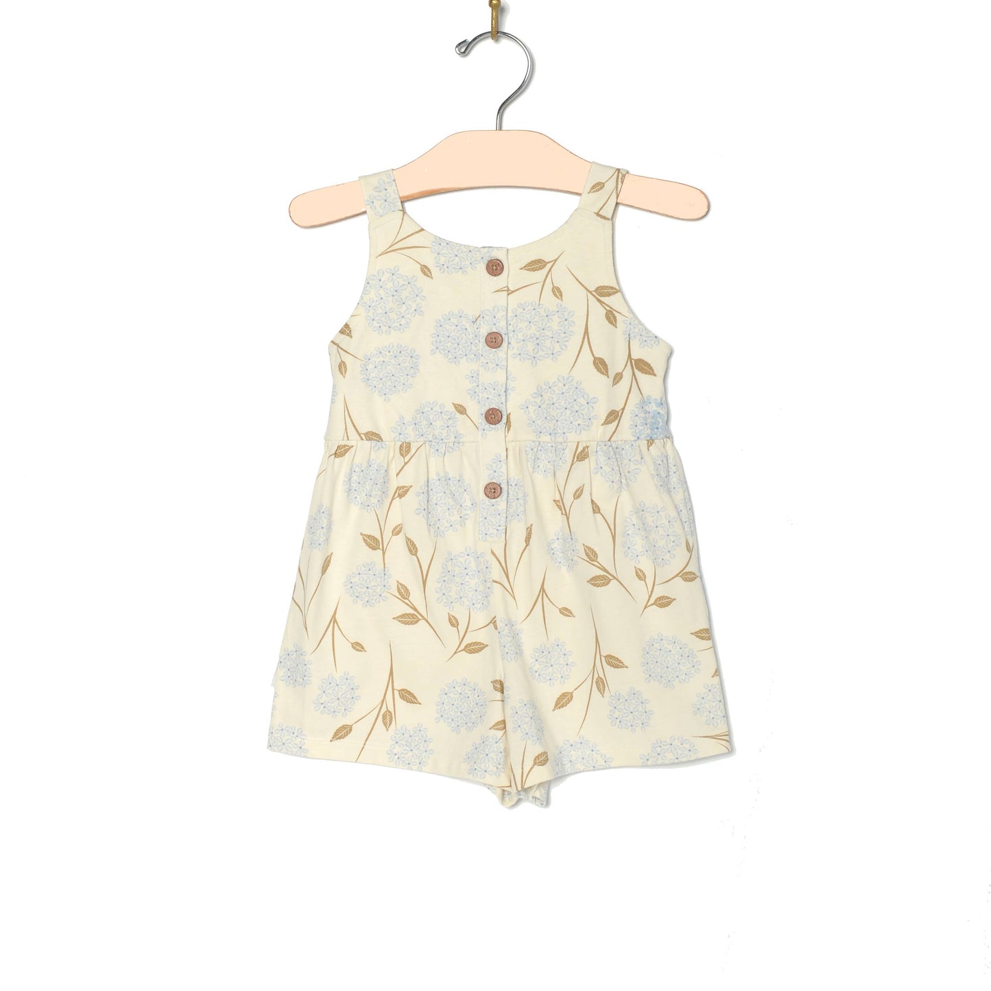 City Mouse Studio - Tank Romper- Hydrangea