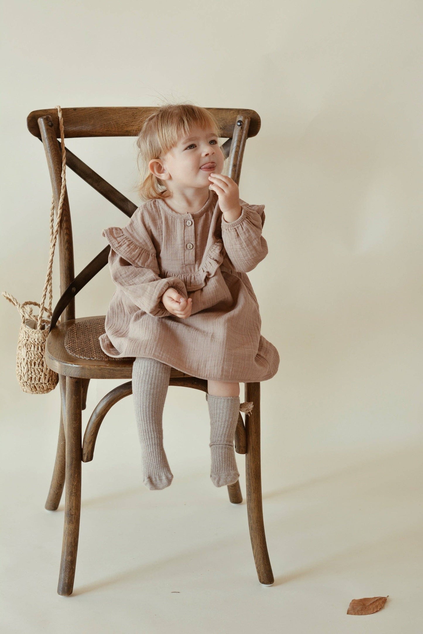Eli & Nev - Baby / Kids Girl Muslin Long-Sleeves Dress 100% Cotton