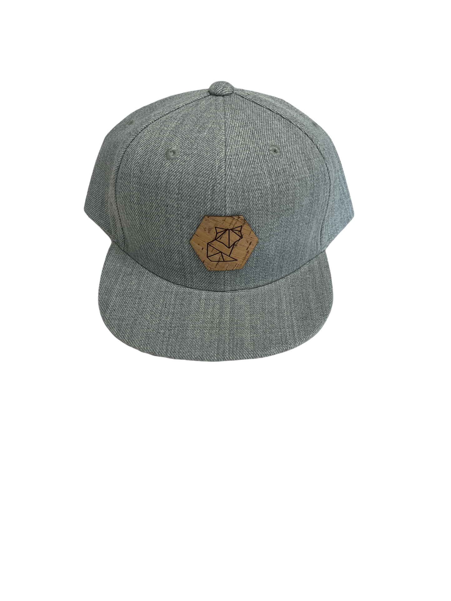 Tate & Adele - Flat Brim Snap Back Hat with Cork Patch