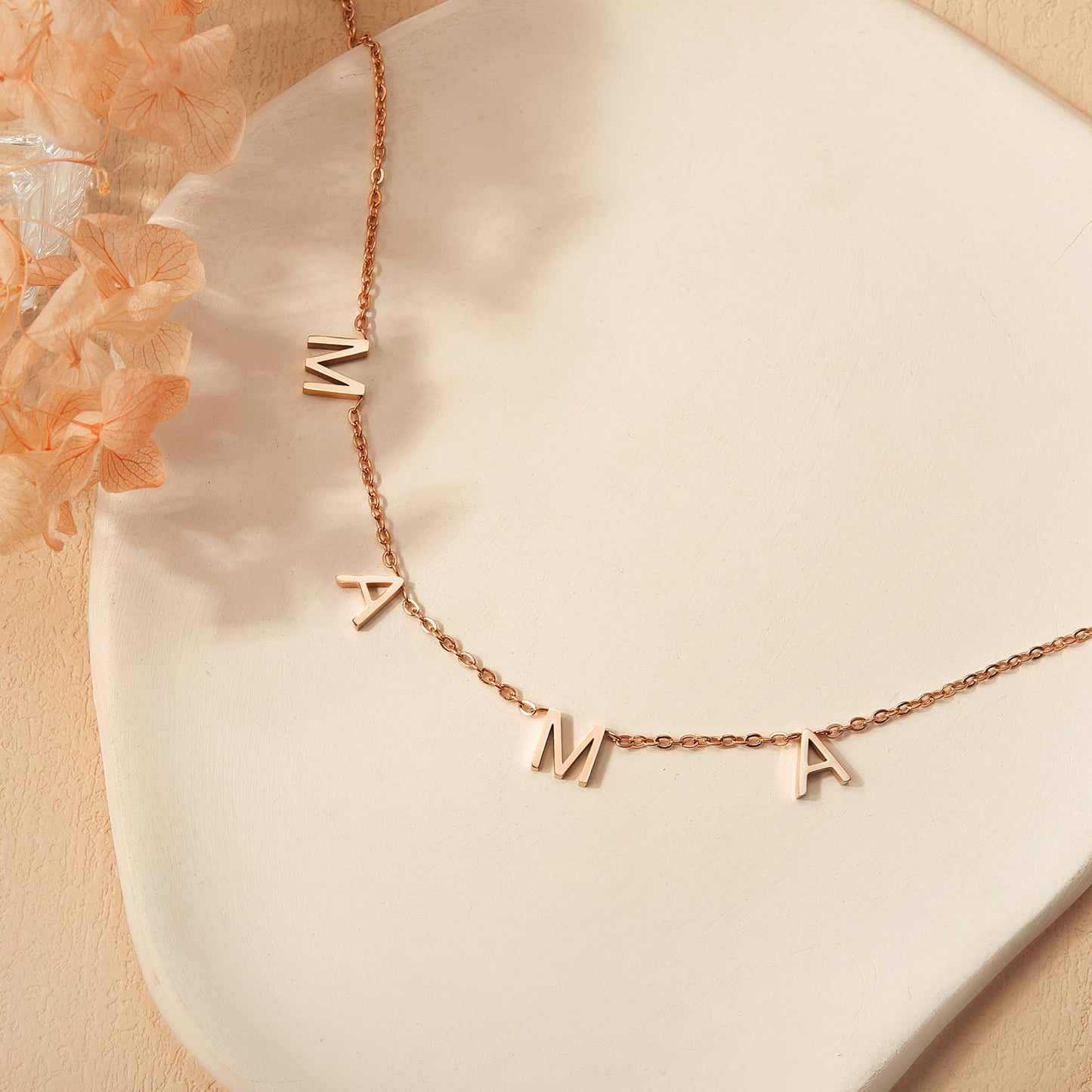 Anavia - Mama Letter Necklace Gift for Mom Jewelry