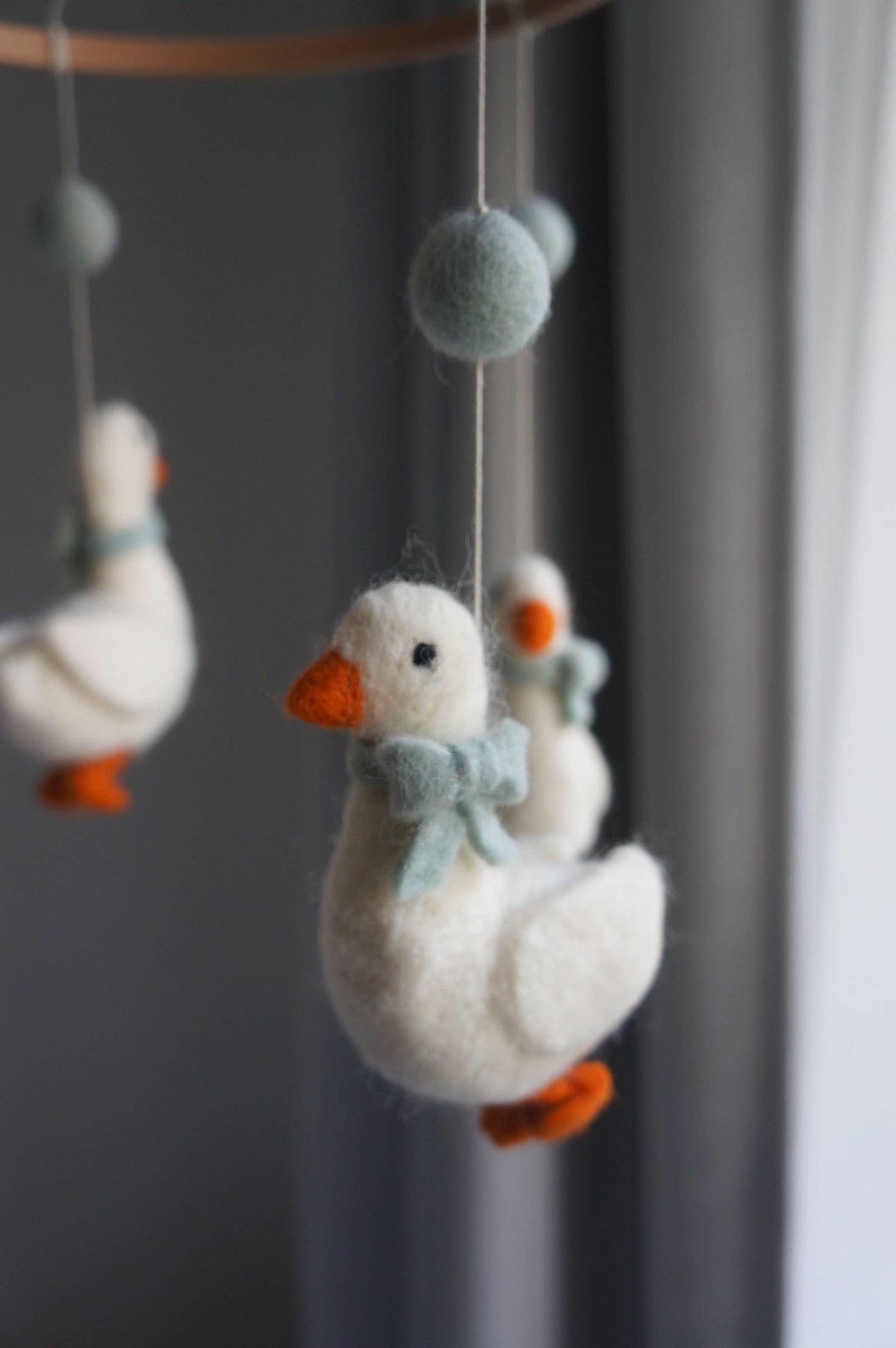 Gamcha - Mobile, Geese, Blue