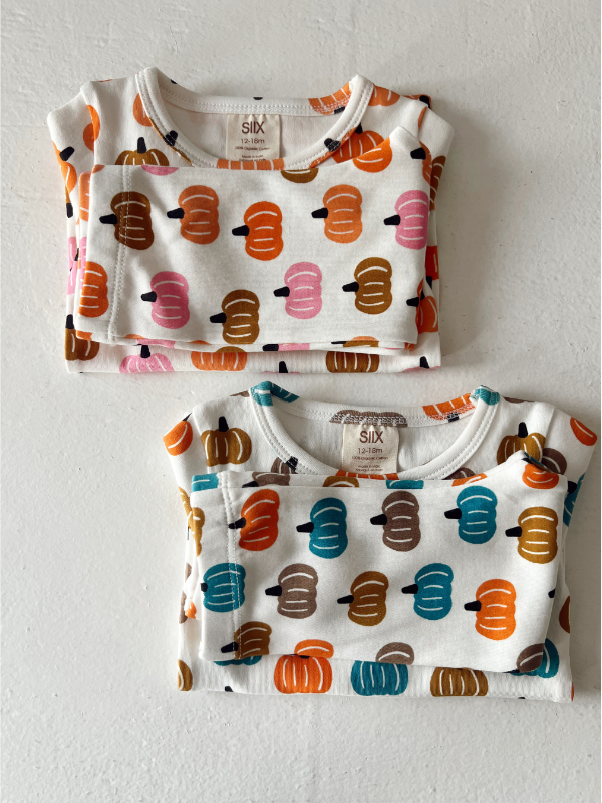 SIIX Collection - Pink Pumpkin Patch / Organic 2-Piece Set (Baby - Kids)
