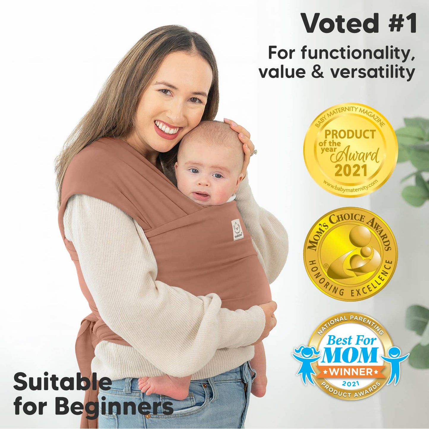 KeaBabies - KeaBabies Original Baby Wrap Carrier