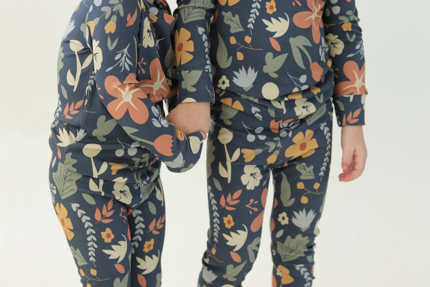 Honeycomb Goods - Dark Floral Two-Piece Pajamas