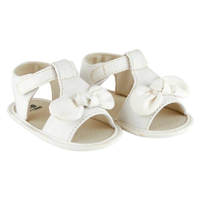 Stephan Baby by Creative Brands - Bow Sandals - White
