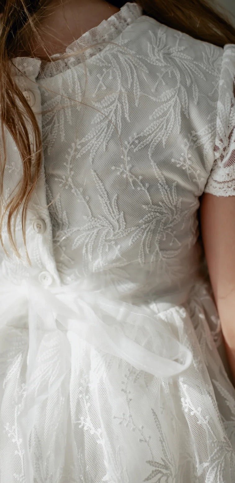 Indie Blue - Tabitha Lace Dress (white) - Citrus Sky Boutique