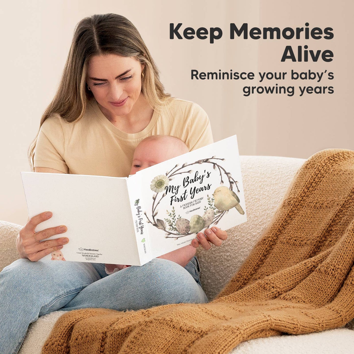 KeaBabies - KeaBabies Baby First Years Memory Book - Citrus Sky Boutique