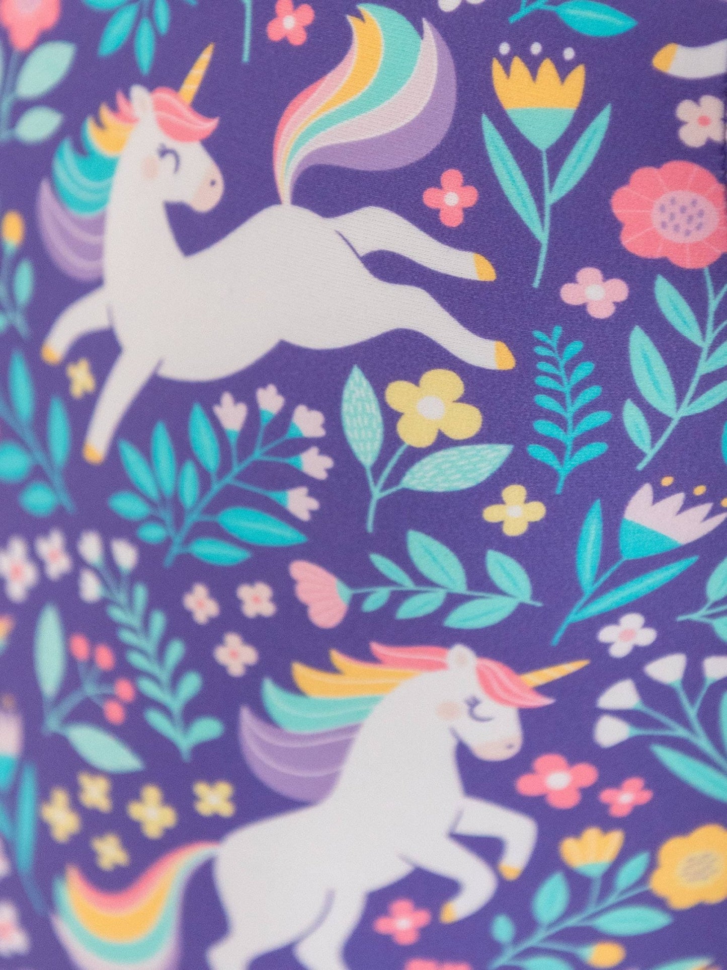 RuffleButts + RuggedButts - Girls Unicorn Meadow Flutter Sleeve Dance & Gymnastics Leotard - Citrus Sky Boutique