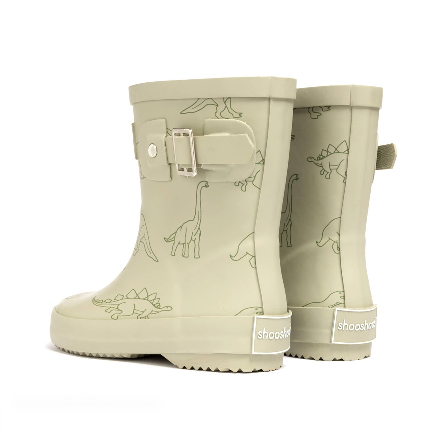 SHOOSHOOS - DINO ROAR - TODDLER KIDS SHOE WATERPROOF RAIN BOOT - Citrus Sky Boutique