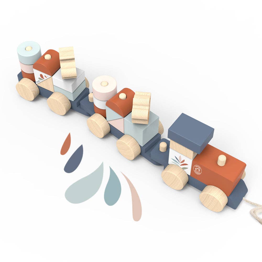 Speedy Monkey - Stacking Train - Citrus Sky Boutique