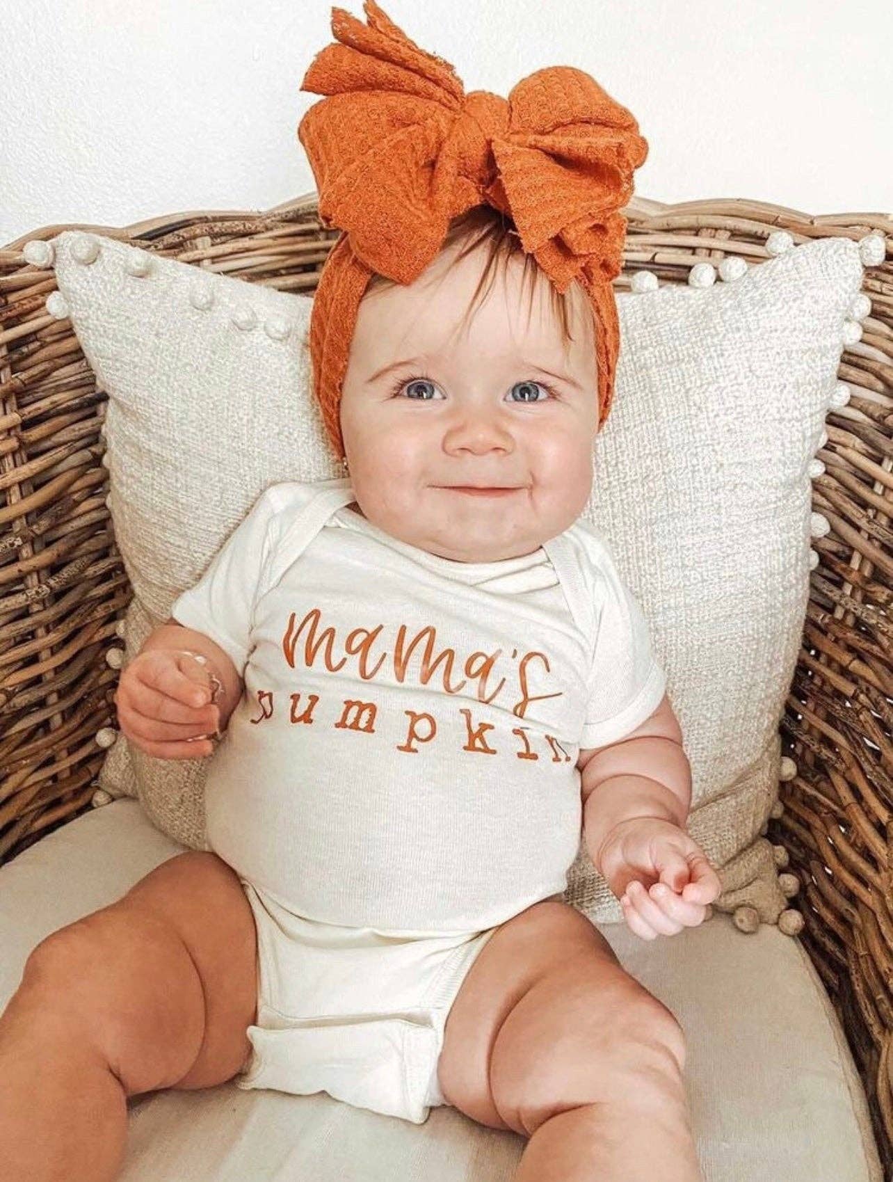 Wildflowers + Cotton - Mama’s Pumpkin | 100% Cotton Baby Bodysuit or Tee - Citrus Sky Boutique
