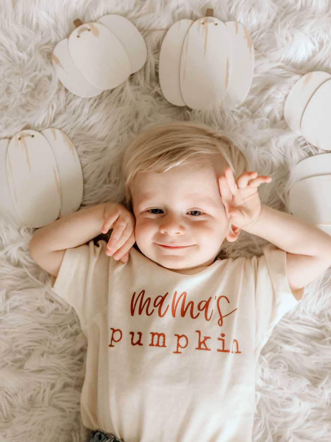 Wildflowers + Cotton - Mama’s Pumpkin | 100% Cotton Baby Bodysuit or Tee - Citrus Sky Boutique