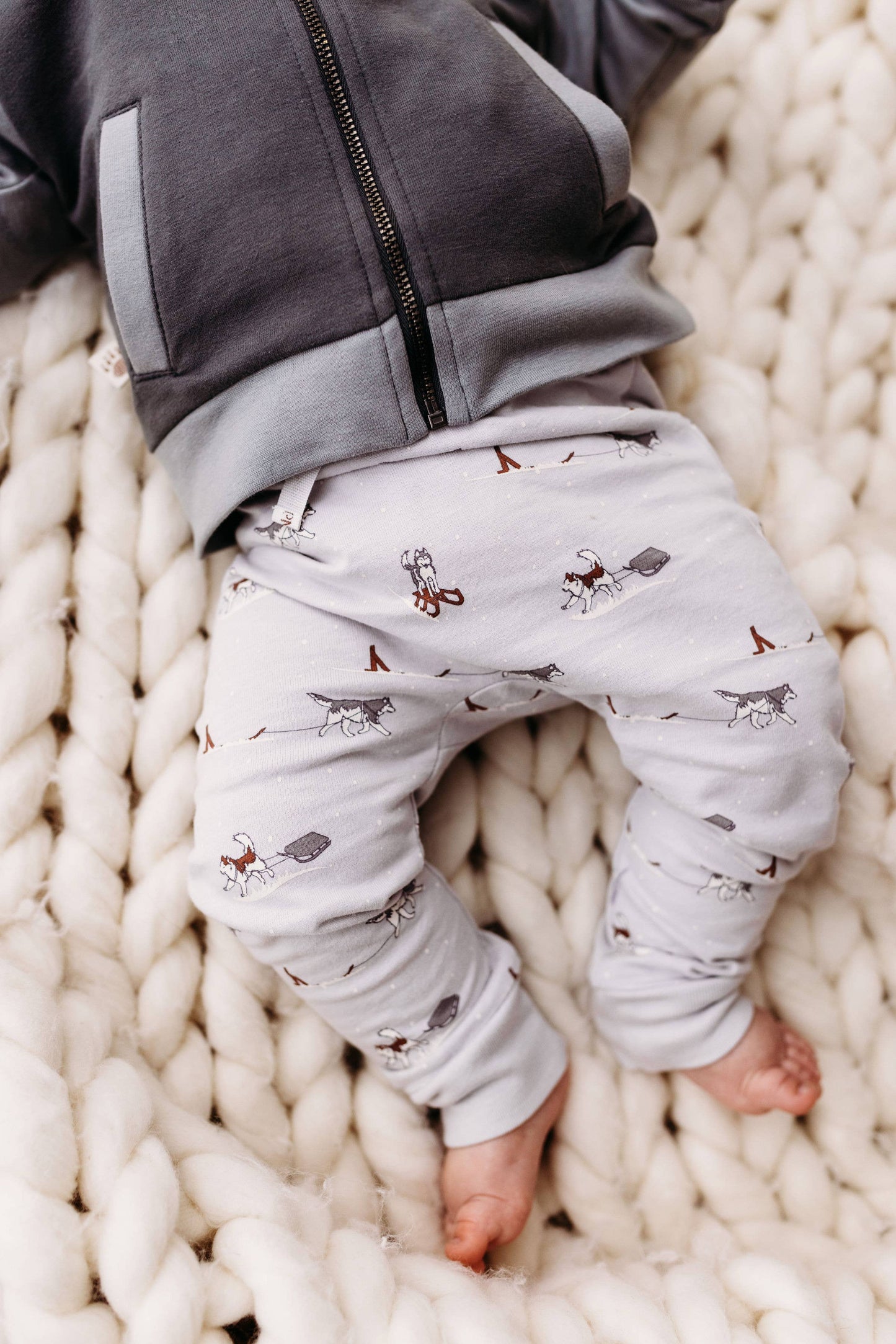 City Mouse Studio - PNW Baby Pant- Huskies