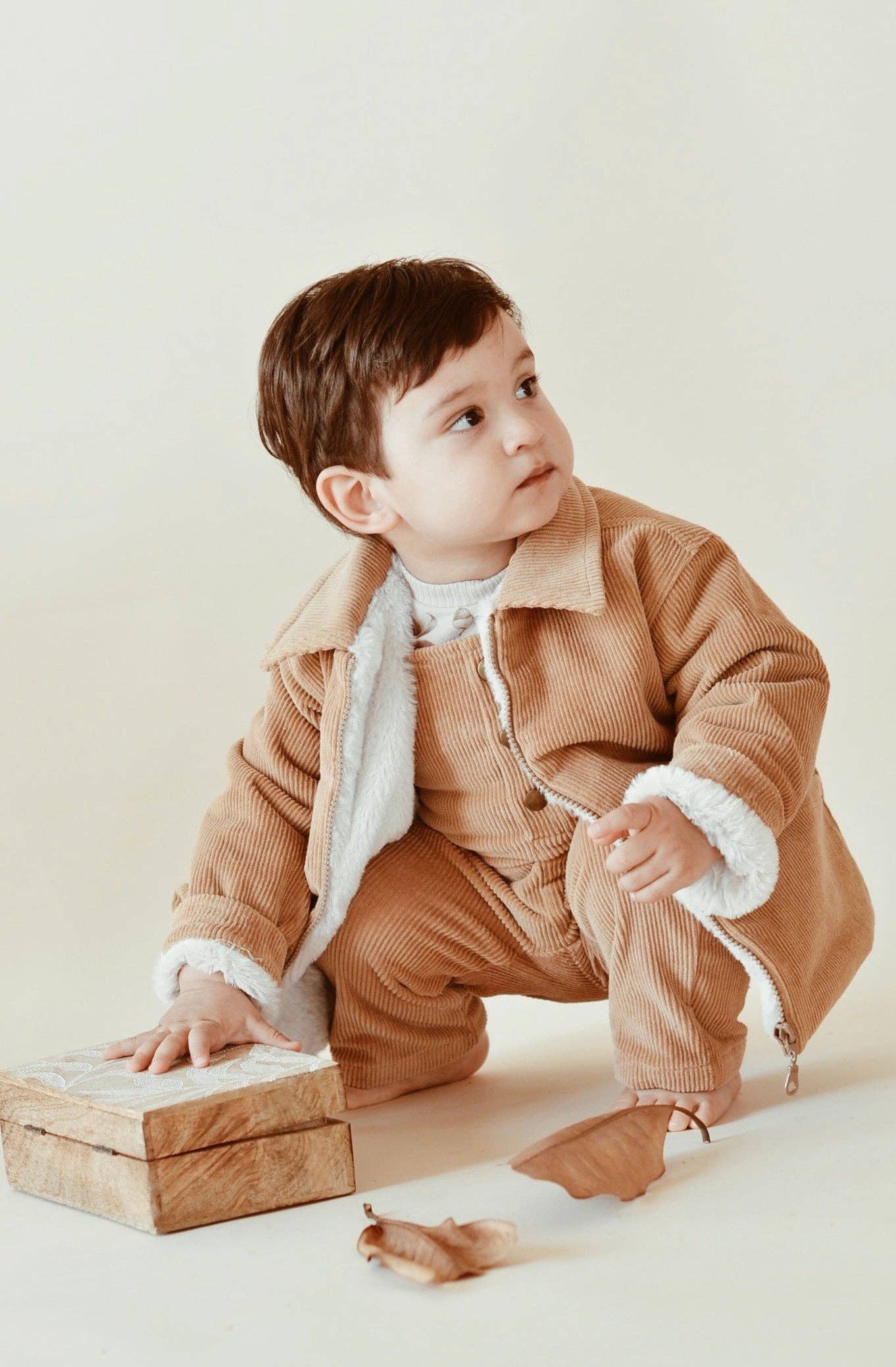 Eli & Nev - 🍂 Corduroy and faux-fur baby / kids jacket