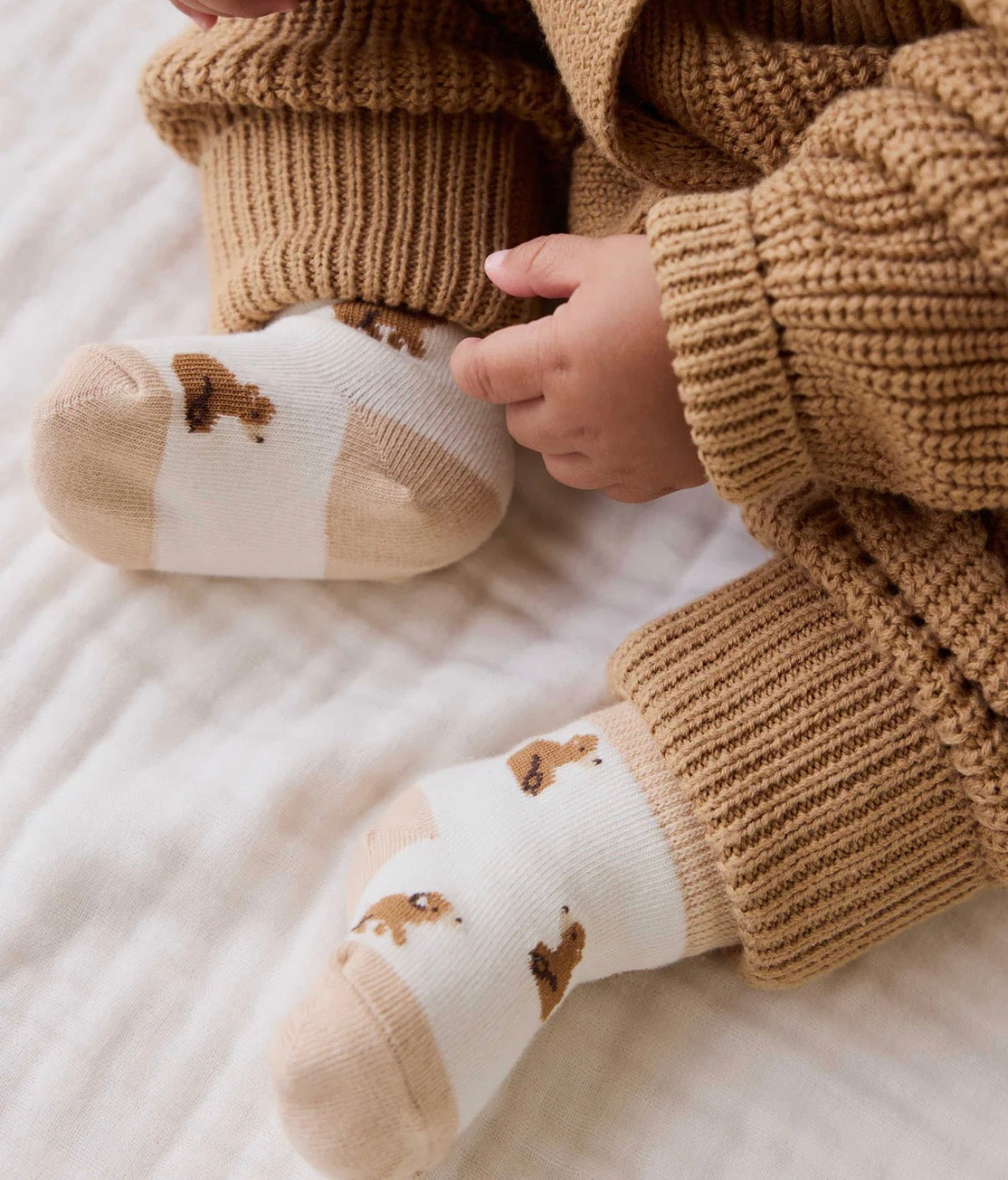Jamie Kay - Honey Bear Socks - Honey Bear