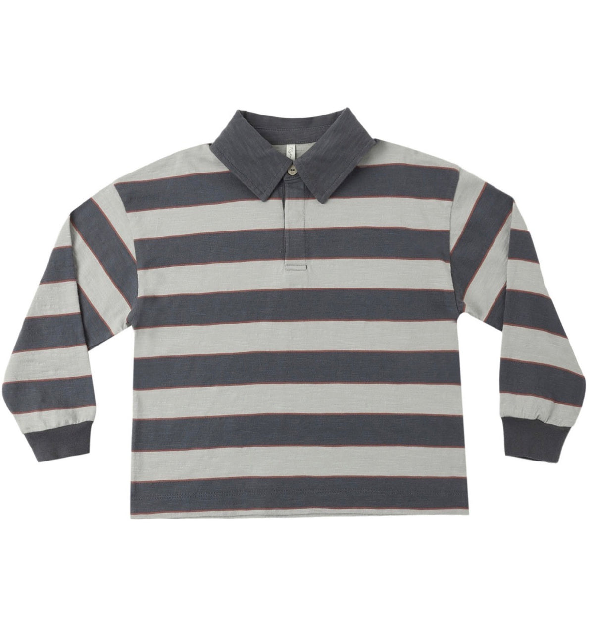 Rylee + Cru - Rugby Polo - Sage Stripe