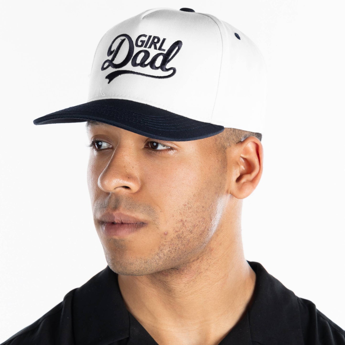 Funky Junque - Two Tone Cap - Girl Dad - Navy/White