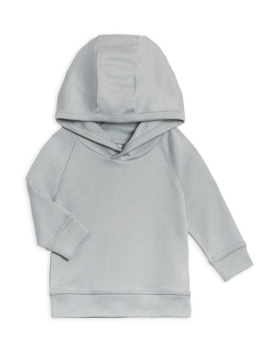 Colored Organics - Organic Baby & Kids Madison Hooded Pullover - Mist