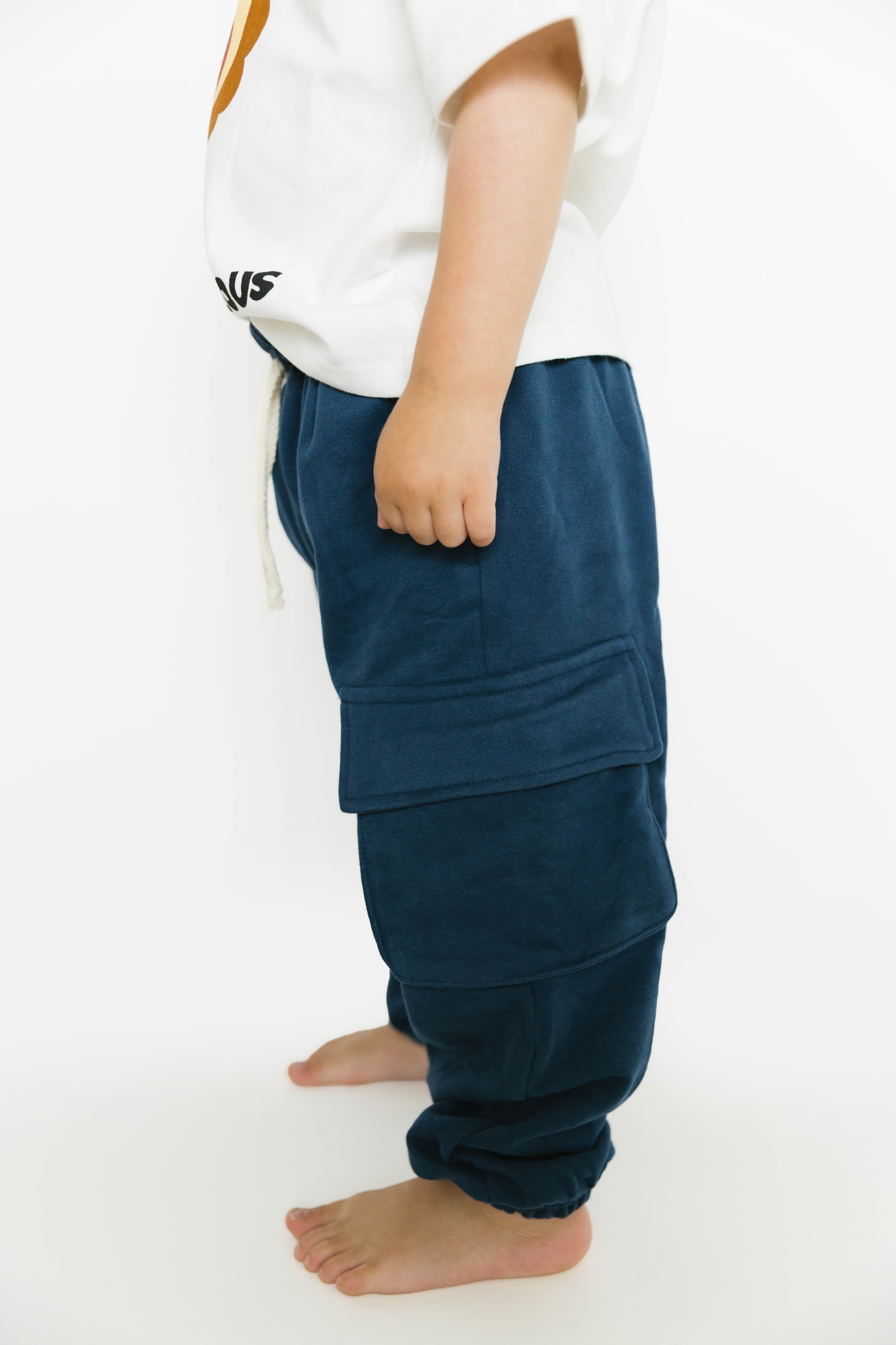 Little One Shop - Navy Cargo Joggers