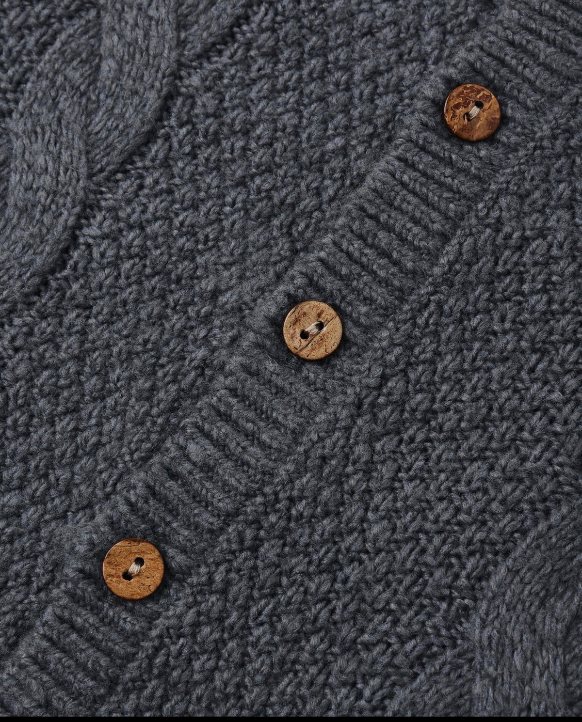 Quincy Mae - Knit Cardigan - Midnight