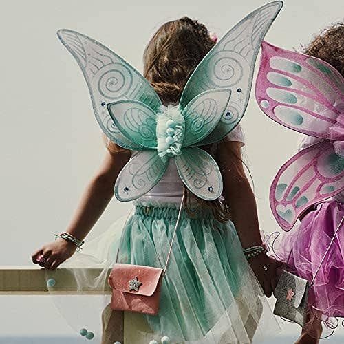Speedy Monkey - Angelina Fairy Costume Skirt and Wings Set (mint green)3-5ys