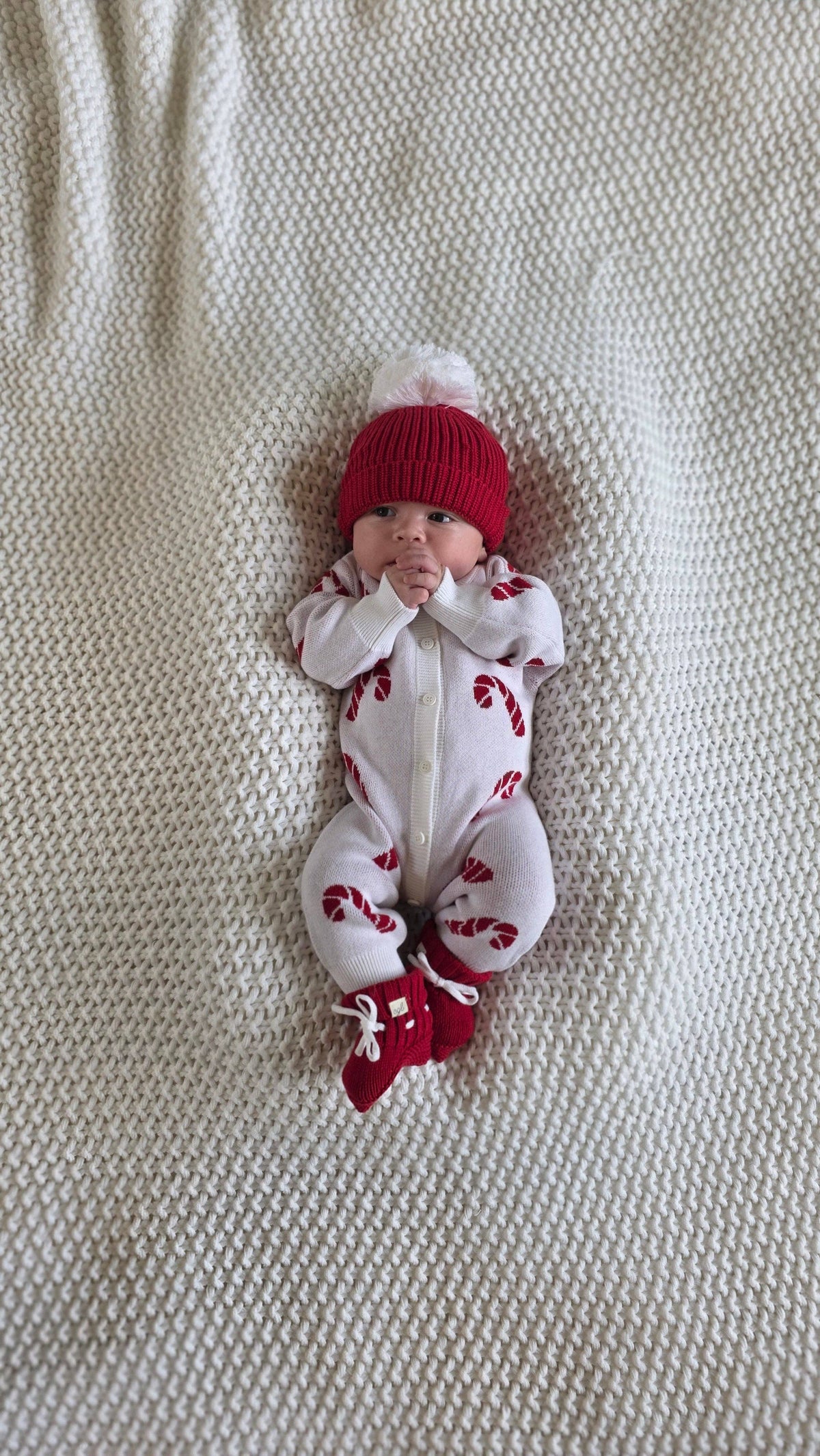 CG Lane Co - FULL LENGTH ROMPER - CANDY CANE