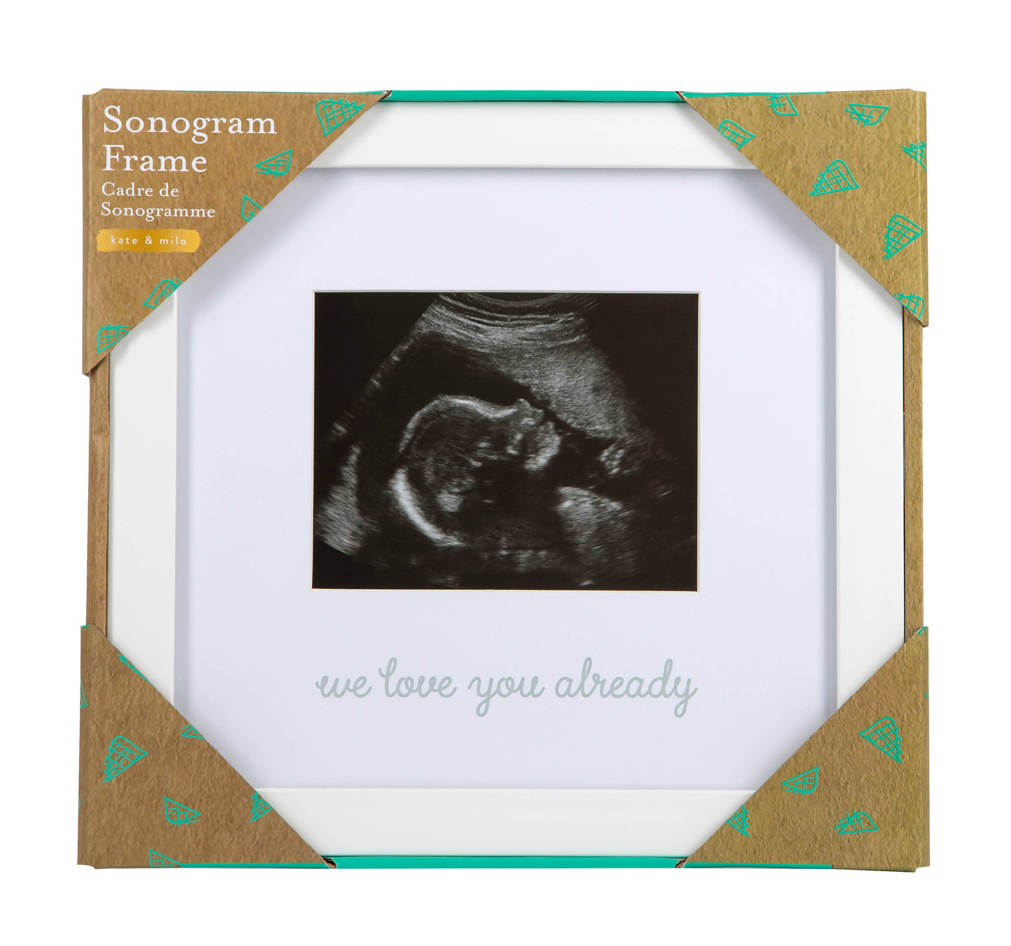 Kate & Milo - “We Love You Already” Sonogram Frame
