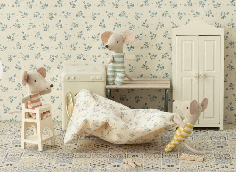 Maileg - High Chair.Mouse - Off White