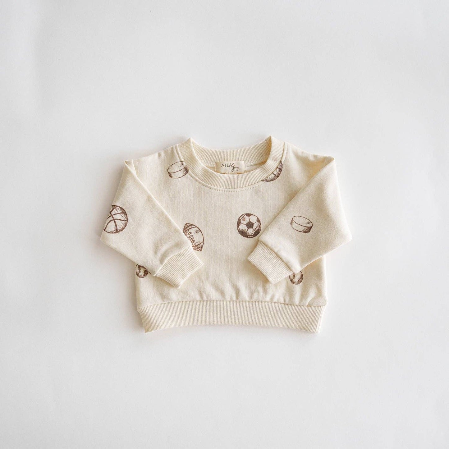 Atlas Grey - Sports Crewneck