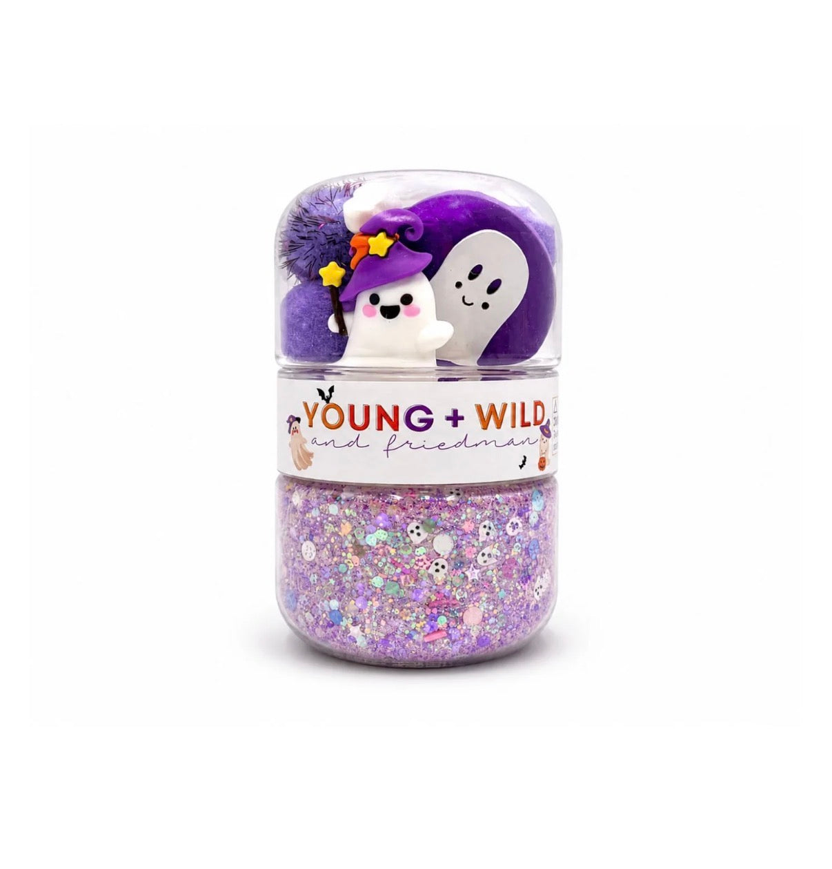 Young + Wild and Friedman - Grab & Go Dough Jar - Ghost