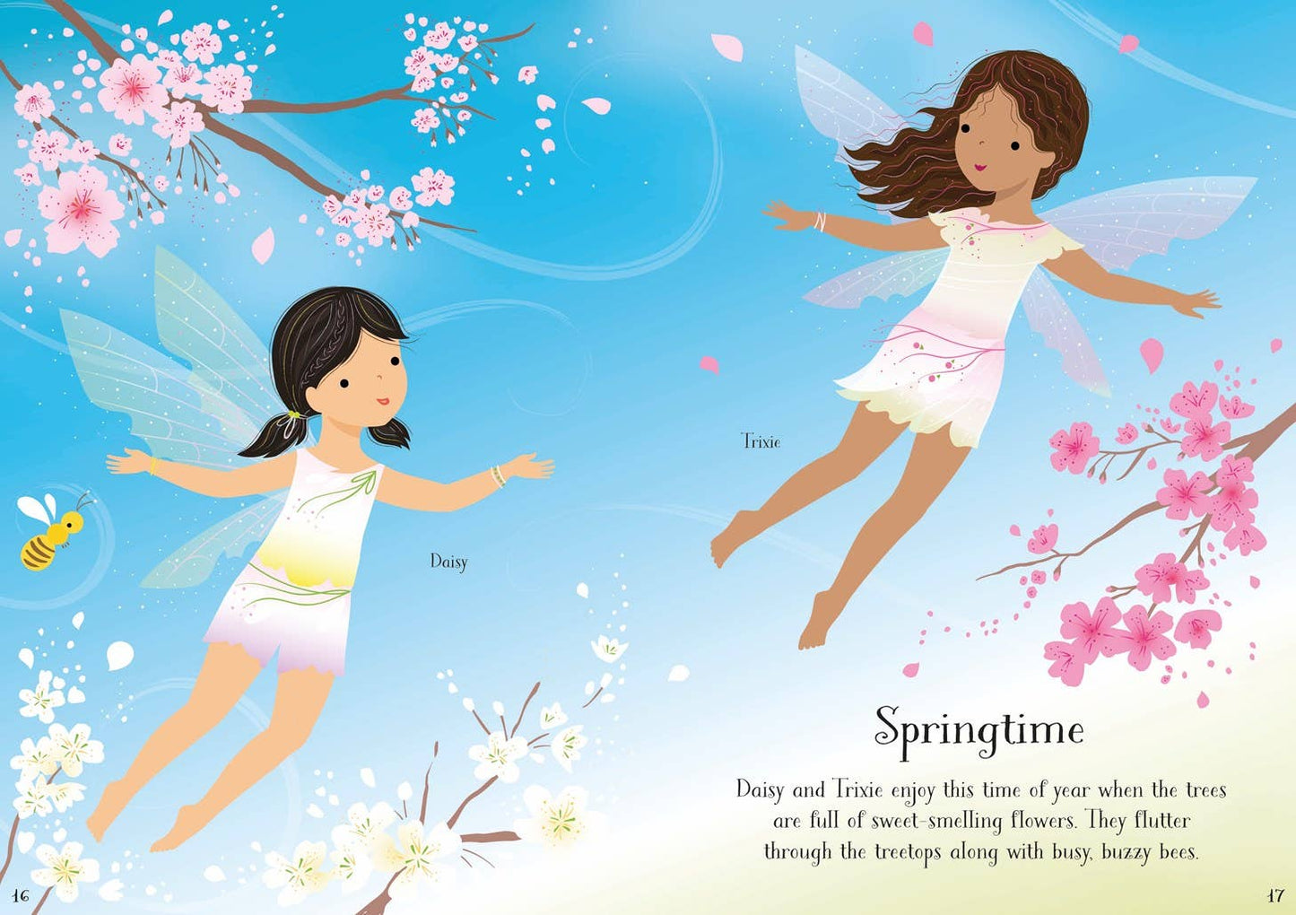 HarperCollins - Little Sticker Dolly Dressing Treetop Fairies : Usborne