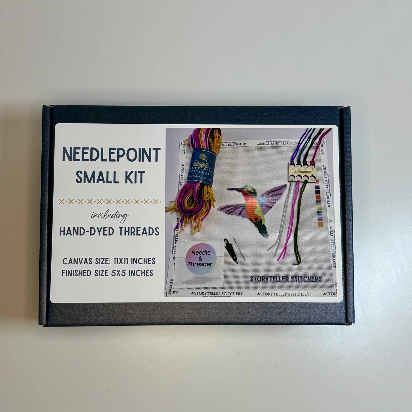 Storyteller Stitchery - Hummingbird — Modern Needlepoint Kit (Small Design)