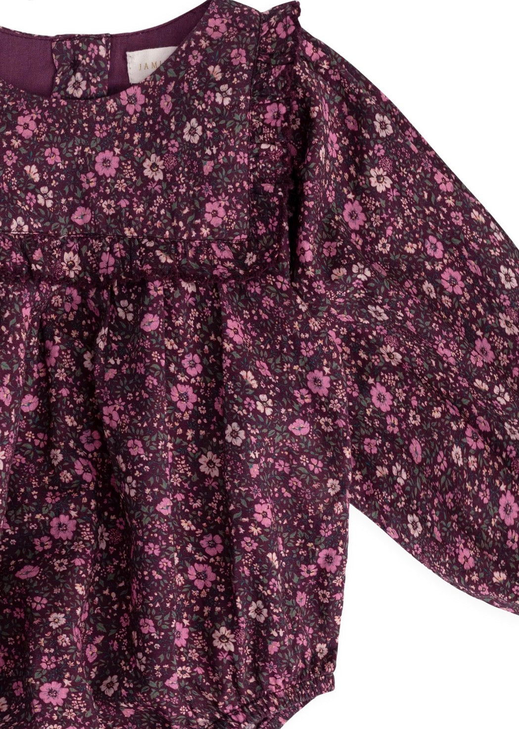 Jamie Kay - Organic Cotton Frances Playsuit - Flora Fig