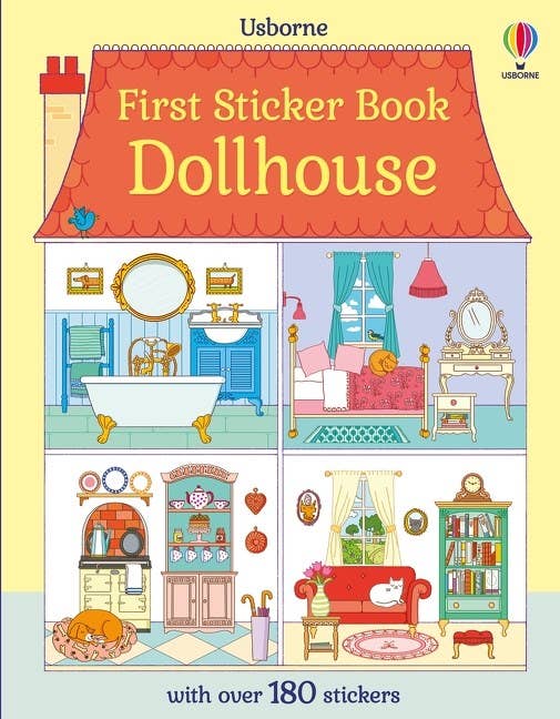 HarperCollins - First Sticker Book Dollhouse : Usborne